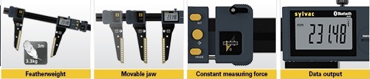 瑞士 Sylvac UL4 藍牙長範圍超輕卡尺