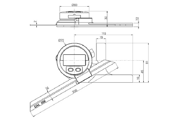 瑞士 Sylvac Protractor S239 電子角度規