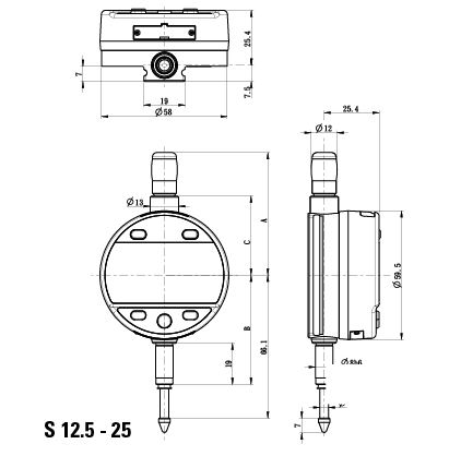 瑞士 Sylvac S-Dial Work 電子指針奈米藍牙型