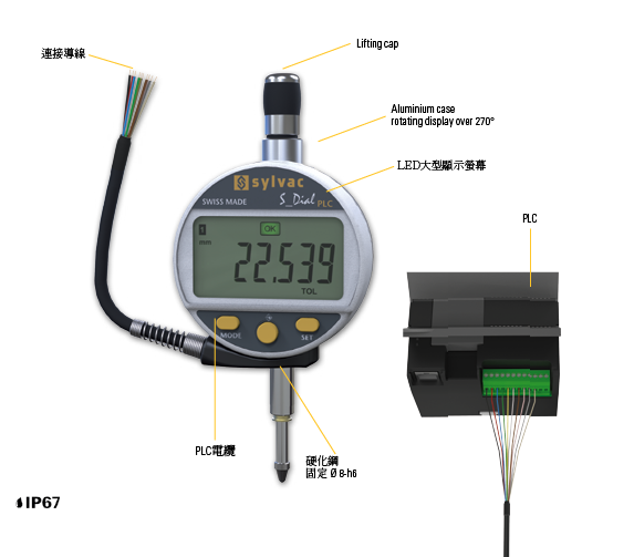 瑞士 Sylvac S-Dial Work PLC 数字电子表